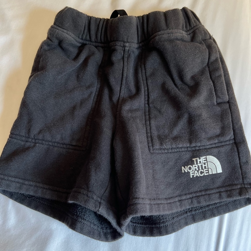North Face boys black shorts
